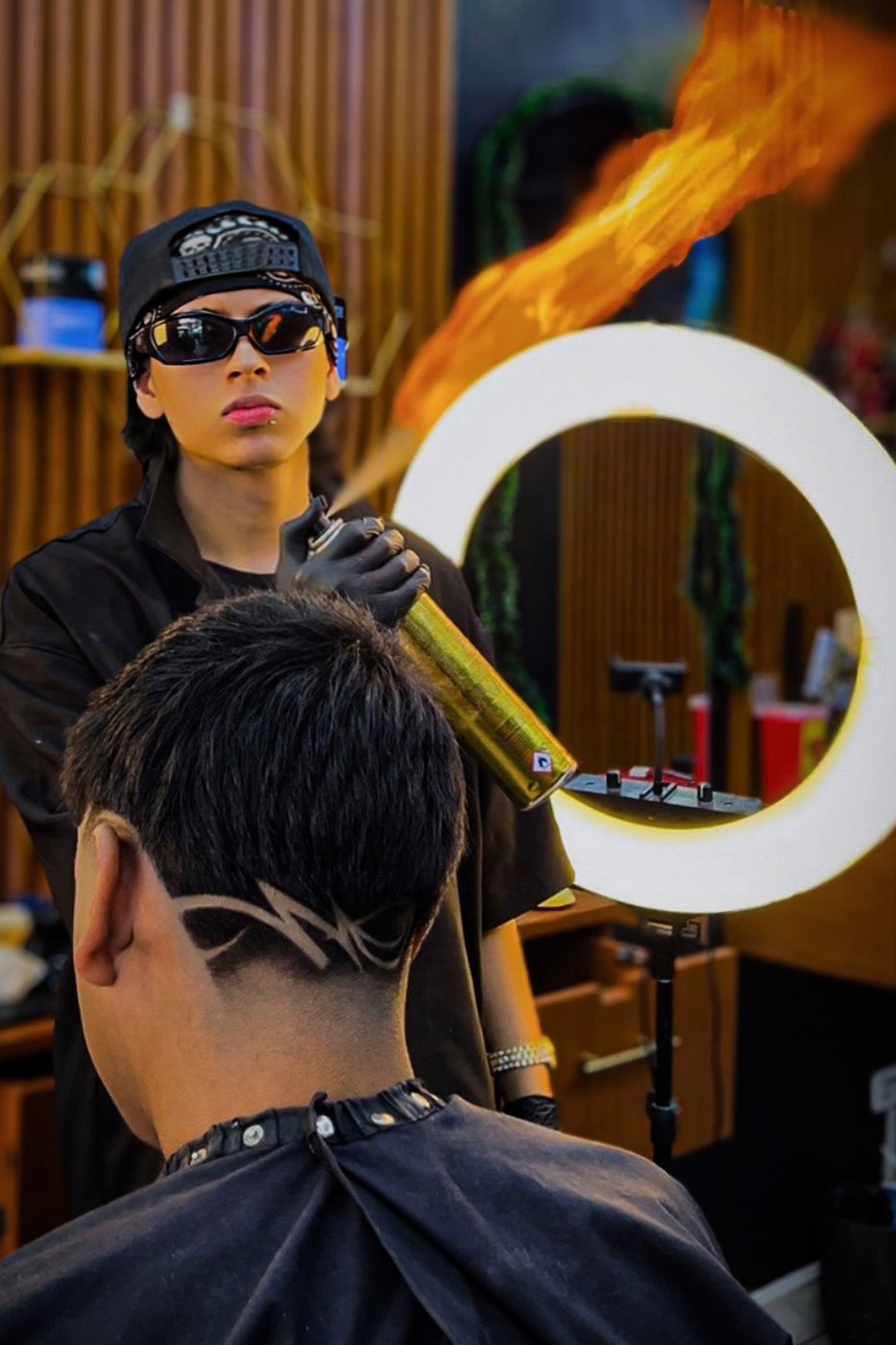 Brayan, barbero en Cieza Barber Studio