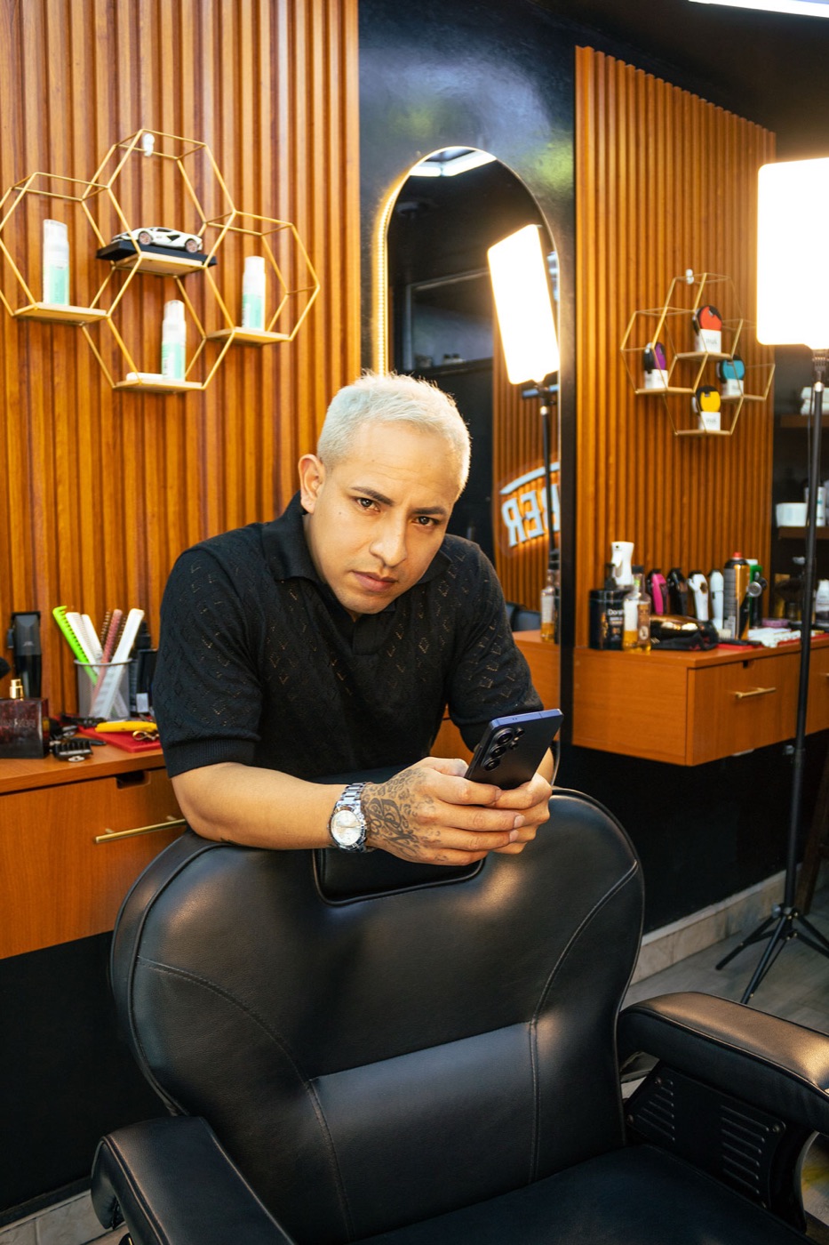 Nilton, barbero en Cieza Barber Studio